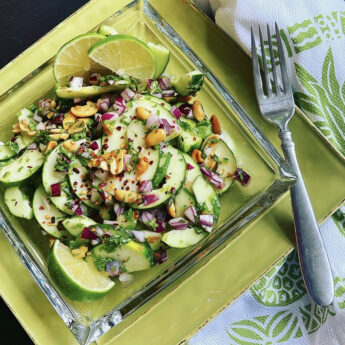 BEST Thai Cucumber Salad
